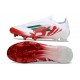 Scarpe Adidas F50 Elite Senza Lacci FG Bianco Rosso Verde