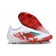 Scarpe Adidas F50 Elite Senza Lacci FG Bianco Rosso Verde
