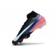 Scarpe Nike Zoom Mercurial Superfly X Elite FG Nero Bianco Rosa Blu