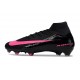Scarpe Nike Zoom Mercurial Superfly X Elite FG Nero Rosa