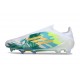 Scarpe Adidas F50 Elite Senza Lacci FG Bianco Verde Oro