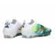 Scarpe Adidas F50 Elite Senza Lacci FG Bianco Verde Oro