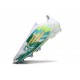 Scarpe Adidas F50 Elite Senza Lacci FG Bianco Verde Oro