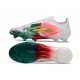 Scarpe Adidas F50 Elite Senza Lacci FG Bianco Rosa Verde Or