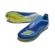 Scarpe Adidas F50 Elite Senza Lacci FG Team Blu Royal Giallo Solare Semi Blu Burst
