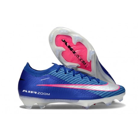 Nike Air Zoom Mercurial Vapor 16 Elite FG Blu Rosa Argento