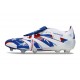 adidas Predator Elite Fold-over Tongue FG Bianco Blu Rosso