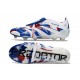 adidas Predator Elite Fold-over Tongue FG Bianco Blu Rosso