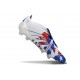 adidas Predator Elite Fold-over Tongue FG Bianco Blu Rosso