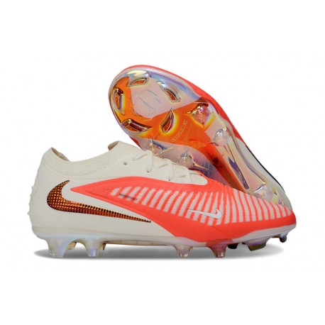Scarpa Nike Phantom 6 Elite Low FG Rosso Bianco