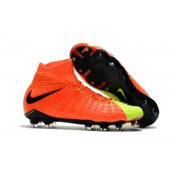 Nike Neymar Scarpa da Calcio Hypervenom Phantom III FG ACC - Arancio Verde