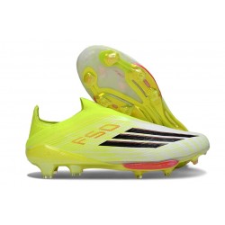 Scarpe adidas F50+ Senza Lacci FG Giallo Nero