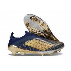 Scarpe adidas F50+ Senza Lacci FG Nero Oro