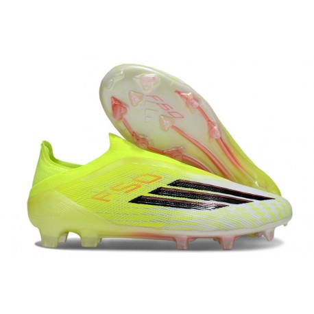 Scarpe Adidas F50 Elite Senza Lacci FG Giallo Nero
