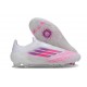 Scarpe Adidas F50 Elite Senza Lacci FG Bianco Rosa