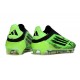 Scarpe Adidas F50 Elite Senza Lacci FG Verde Nero