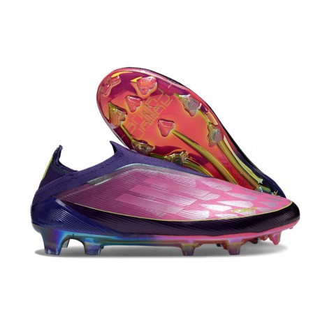 Adidas F50 Elite Senza Lacci FG Unity Viola Ftwr Bianco Limone Lucido