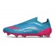 Scarpe Adidas F50 Elite Senza Lacci FG Blu Rosa