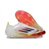 Scarpe Adidas F50 Elite Senza Lacci FG Bianco Nero Giallo