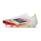 Scarpe Adidas F50 Elite Senza Lacci FG Bianco Nero Giallo