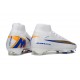 Scarpe Nike Zoom Mercurial Superfly X Elite FG Bianco Oro Blu