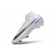 Scarpe Nike Zoom Mercurial Superfly X Elite FG Bianco Oro Blu