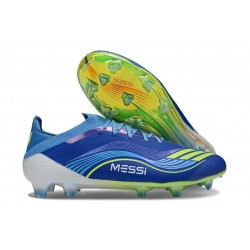 Scape Adidas F50 Elite FG X Messi Team Blu Royal Giallo Solare Semi Blu Burst