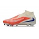 Scarpa da Calcio Nike Phantom 6 Elite DF FG Rosso Bianco Nero