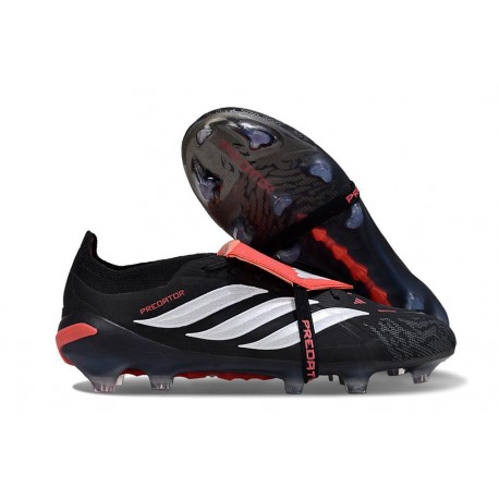 Scarpe da Calcio adidas Predator 26 Elite FT FG Nero Bianco Rosso