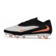 Scarpa Nike Phantom 6 Elite Low FG Bianco Nero Arancio