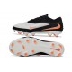Scarpa Nike Phantom 6 Elite Low FG Bianco Nero Arancio
