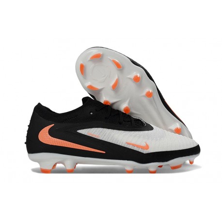 Scarpa Nike Phantom 6 Elite Low FG Bianco Nero Arancio