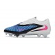 Scarpa Nike Phantom 6 Elite Low FG Blu Racer Rosa Blast Bianco