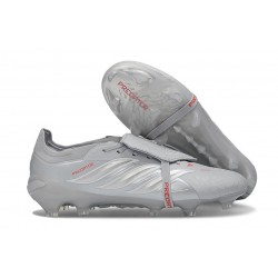 Scarpe da Calcio adidas Predator 26 Elite FT FG Grigio Argento