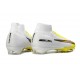Nike Air Zoom Mercurial Superfly 10 Elite FG Bianco Oro Nero