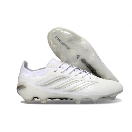 adidas Predator 26 Elite Low FG Nuovo Bianco