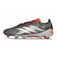 adidas Predator 26 Elite Low FG Nuovo Ferro Metallizzato Zero Metallico Rosso Lucido