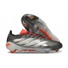 adidas Predator 26 Elite Low FG Nuovo Ferro Metallizzato Zero Metallico Rosso Lucido