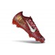 Nike Air Zoom Mercurial Vapor 16 Elite FG Rosso Argento