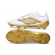 adidas Predator 26 Elite Low FG Nuovo Bianco Oro