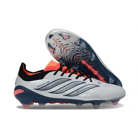 adidas Predator 26 Elite Low FG Nuovo Grigio Nero