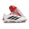 adidas Predator 26 Elite Low FG Nuovo Bianco Nero Rosso