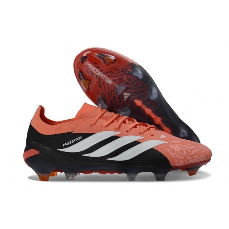 Scarpe da Calcio adidas Predator Elite L FG Arancio Nero Bianco