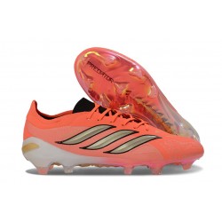 Scarpe da Calcio adidas Predator Elite L FG Rosso Oro