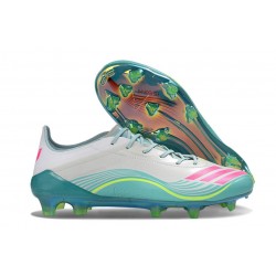 Adidas F50 Elite FG X Messi Ftwr Bianco Rosa Lucido Flash Acqua