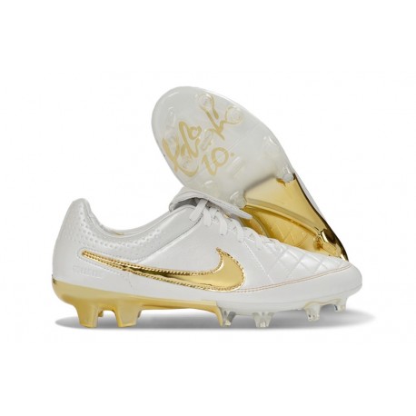 Nike Tiempo Maestro Elite FG Nuovo Bianco Oro