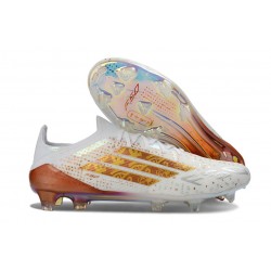Scapa da Calcio Adidas F50 Elite FG Bianco Oro