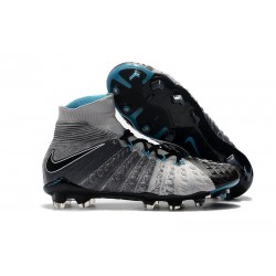 Nike Nuove Hypervenom Phantom III FG Neymar Scarpe Da Calcetto - Grigio Nero