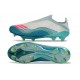 adidas F50+ Senza Lacci FG Messi Ftwr Bianco Rosa Lucido Flash Acqua