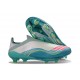 adidas F50+ Senza Lacci FG Messi Ftwr Bianco Rosa Lucido Flash Acqua